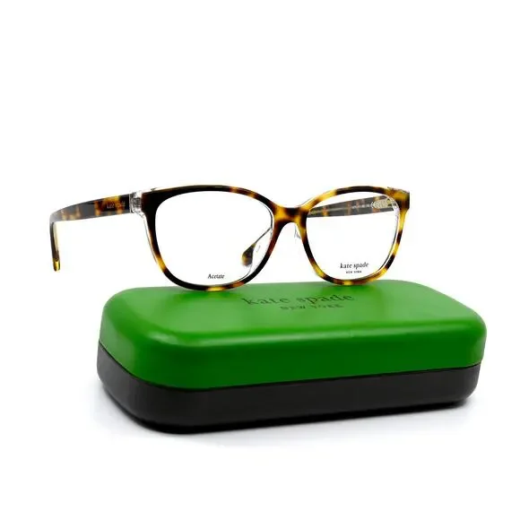 NEW KATE SPADE KATTALIN/F 086 HAVANA AUTHENTIC EYEGLASSES FRAME - Picture 5 of 11